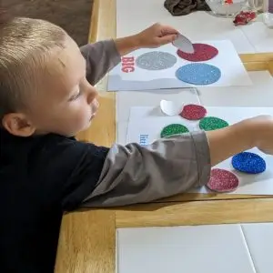 child painting