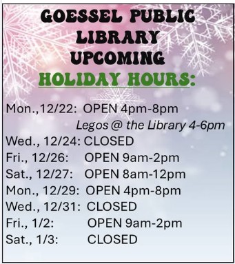 Holiday Open hours