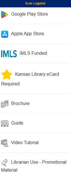 State Library Digital Books Legend